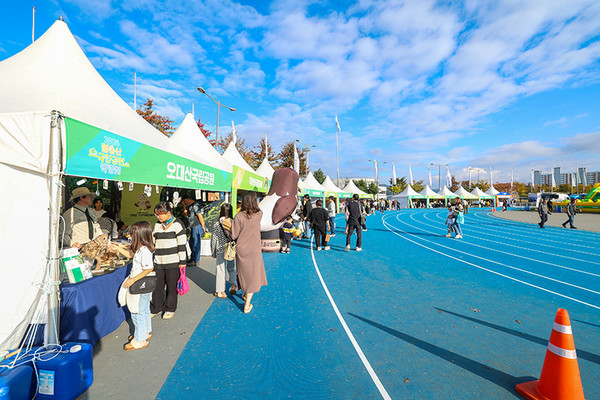 썰렁한 박람회장 - 지난 11월 1일부터 3일까지 종합운동장에서 열린 국립공원월출산 박람회장의 썰렁한 모습.