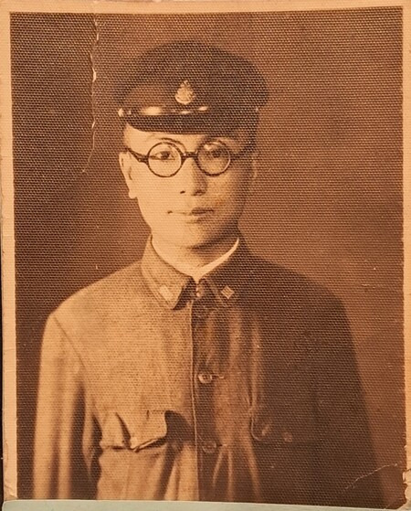 최판성(1919~1950)의 일본 상고 시절의 모습.