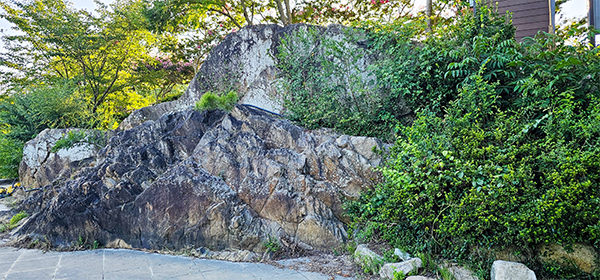 상대포 연못가에 있는 층암절벽. 태호 조행립과 구계 박이화의 시문에 등장한다. 서호 풍경을 감상할 수 있도록 구림마을 주민들이 상대와 하대를 설치했다는 것을 짐작할 수 있다